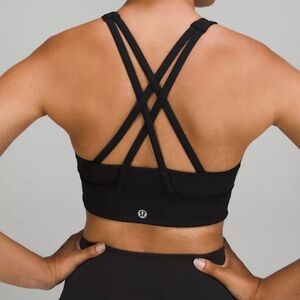 Lululemon energy high neck long line bra